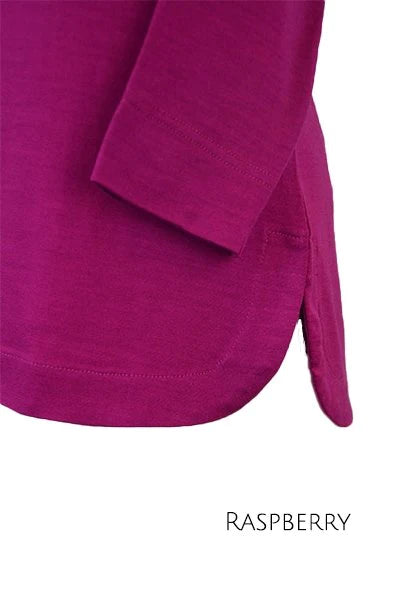 EBAS583 CURVE HEM TOP