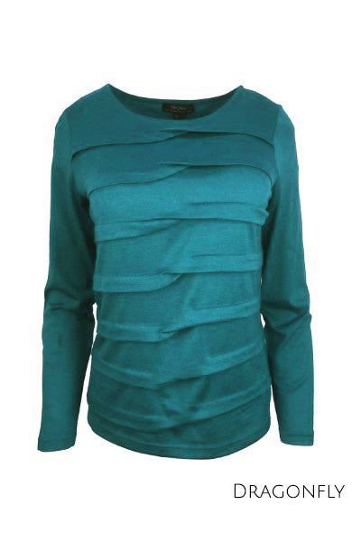 EBAS608 TUCK PLEAT TOP