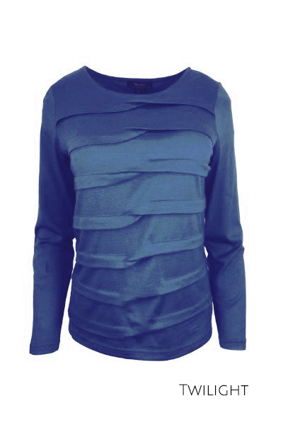 EBAS608 TUCK PLEAT TOP