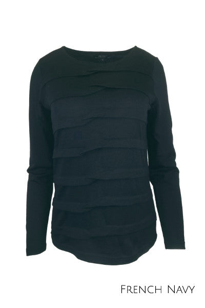 EBAS608 TUCK PLEAT TOP