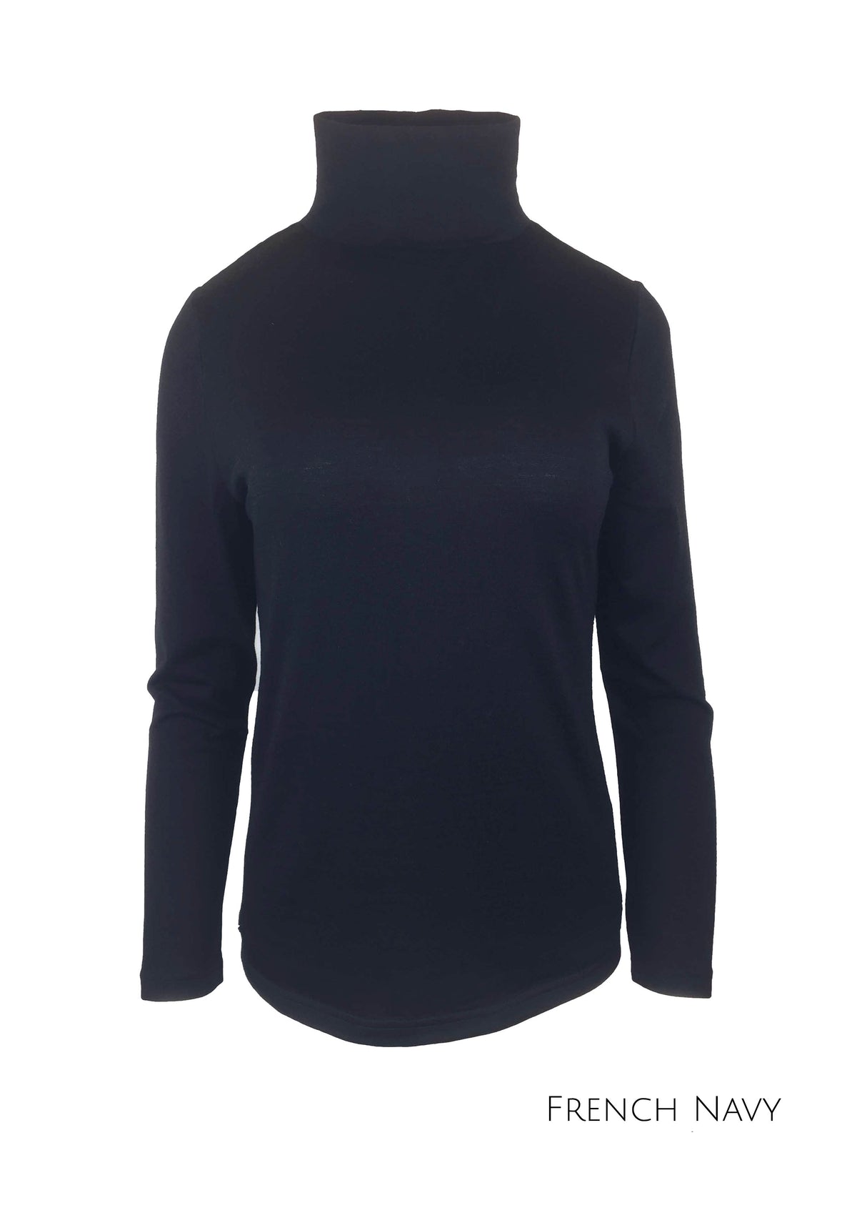 EBAS515.COLOUR.A-O MERINO ROLL NECK JUMPER