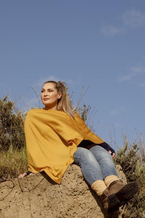 MERINO EASY STYLE LAYER WITHOUT CHIFFON - MERINO EASY STYLE LAYER WITHOUT CHIFFON - Ebony Boutique NZ