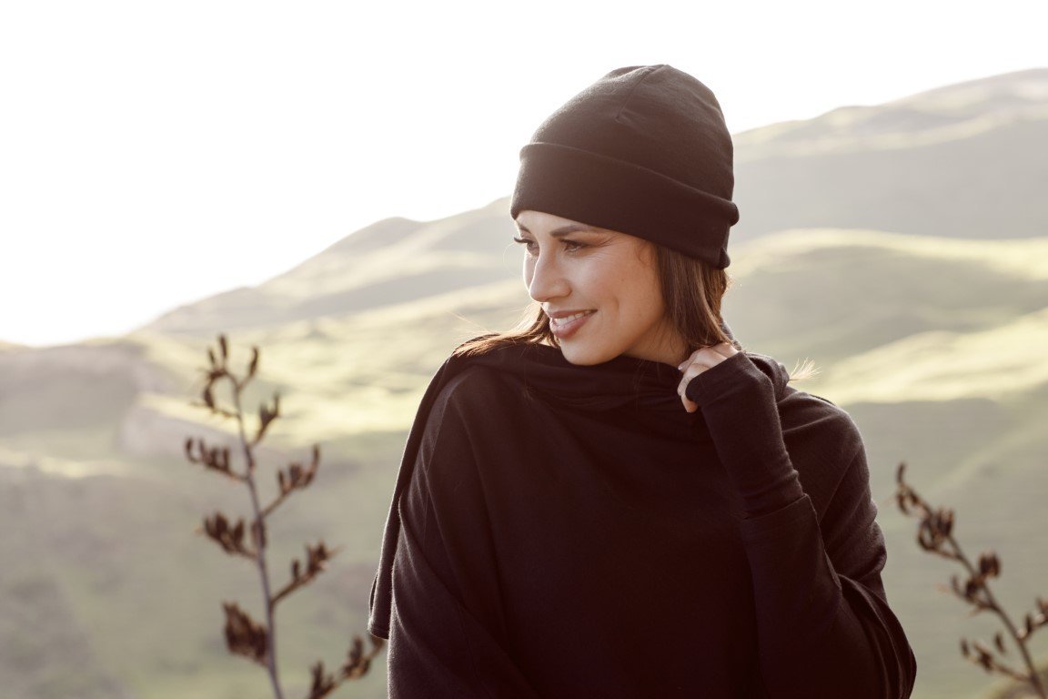 MERINO EASY STYLE LAYER WITHOUT CHIFFON - MERINO EASY STYLE LAYER WITHOUT CHIFFON - Ebony Boutique NZ