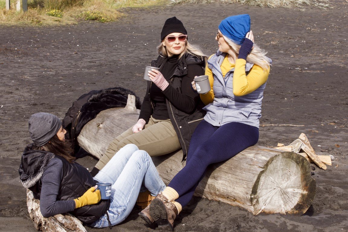 MERINO HIGH ROLL POLO NECK JUMPER - MERINO HIGH ROLL POLO NECK JUMPER - Ebony Boutique NZ