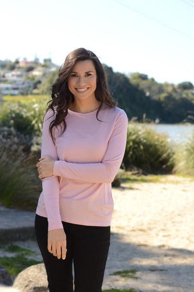 MERINO JUMPER PLAIN TRIM ROUND NECK - MERINO JUMPER PLAIN TRIM ROUND NECK - Ebony Boutique NZ